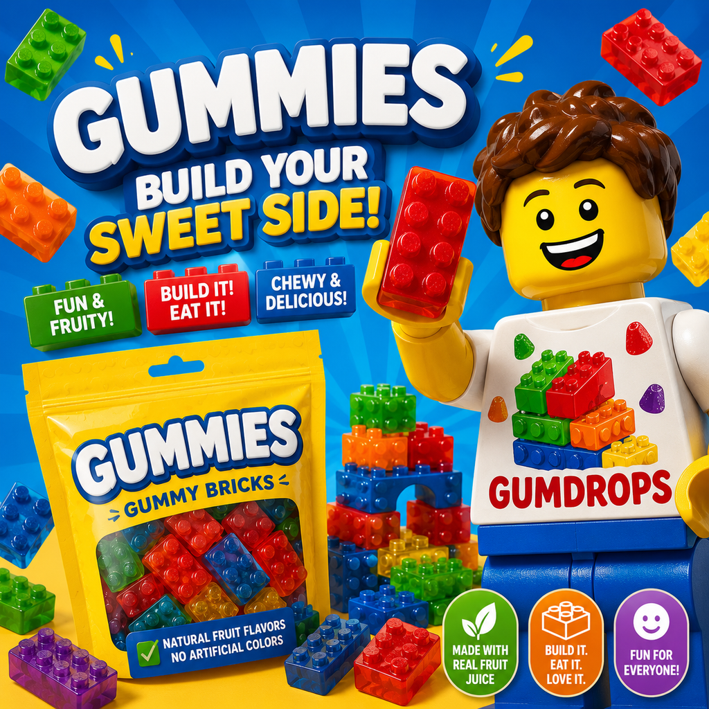 GUMDROPS™ GUMMY BRICKS